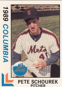 1989 Best Columbia Mets #14 Pete Schourek  Front