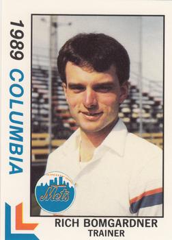 1989 Best Columbia Mets #25 Rich Bomgardner Front