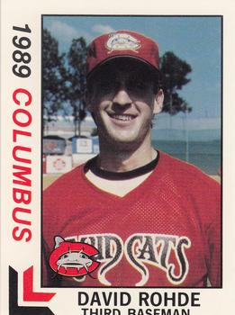 1989 Best Columbus Mudcats #21 Dave Rohde  Front