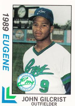 1989 Best Eugene Emeralds #22 John Gilcrist  Front