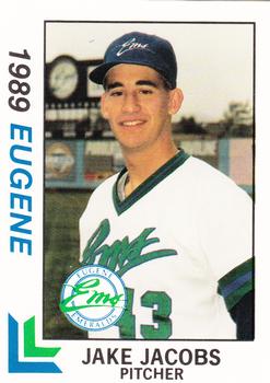 1989 Best Eugene Emeralds #4 Jake Jacobs  Front