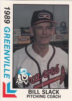 1989 Best Greenville Braves #18 Bill Slack Front