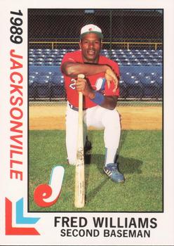 1989 Best Jacksonville Expos #18 Fred Williams  Front