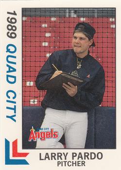 1989 Best Quad City Angels #12 Larry Pardo  Front