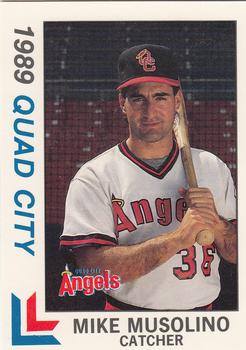 1989 Best Quad City Angels #20 Mike Musolino  Front