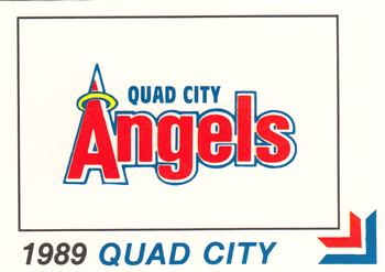 1989 Best Quad City Angels #31 Team logo / Checklist  Front