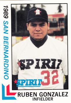 1989 Best San Bernardino Spirit #23 Ruben Gonzalez  Front