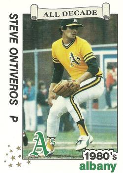 1990 Best Albany-Colonie A's/Yankees All Decade #7 Steve Ontiveros  Front