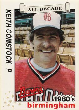 1990 Best Birmingham Barons All Decade #5 Keith Comstock  Front