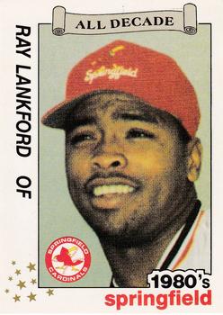 1990 Best Springfield Cardinals All Decade #24 Ray Lankford  Front