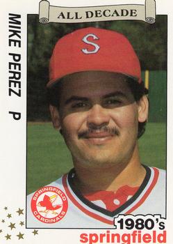 1990 Best Springfield Cardinals All Decade #25 Mike Perez  Front