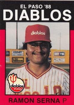 1988 Best El Paso Diablos #7 Ramon Serna Front