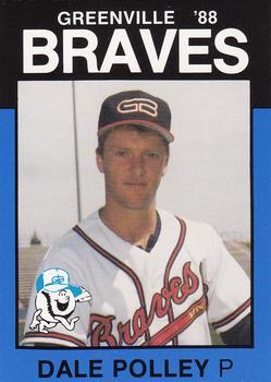1988 Best Greenville Braves #12 Dale Polley Front