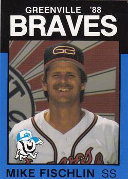 1988 Best Greenville Braves #23 Mike Fischlin Front