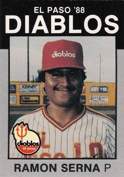 1988 Best El Paso Diablos - Platinum #7 Ramon Serna Front