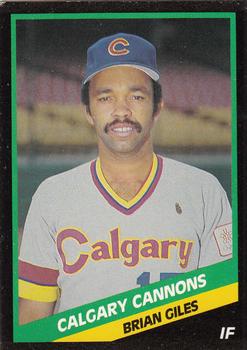 1988 CMC Calgary Cannons #15 Brian Giles Front