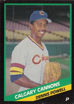 1988 CMC Calgary Cannons #4 Dennis Powell Front