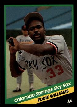 1988 CMC Colorado Springs Sky Sox #17 Eddie Williams Front