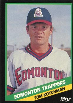 1988 CMC Edmonton Trappers #22 Tom Kotchman Front