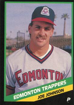 1988 CMC Edmonton Trappers #7 Joe Johnson Front