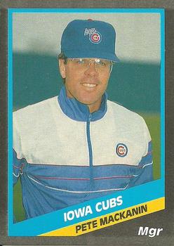 1988 CMC Iowa Cubs #24 Pete MacKanin Front