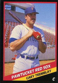 1988 CMC Pawtucket Red Sox #22 Gary Tremblay Front