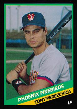 1988 CMC Phoenix Firebirds #16 Tony Perezchica Front