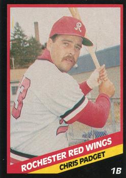 1988 CMC Rochester Red Wings #13 Chris Padget Front