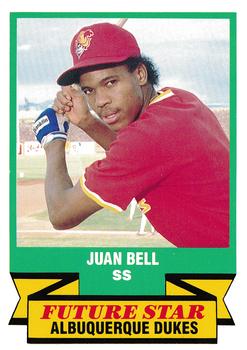 1988 CMC Triple A All-Stars #44 Juan Bell Front