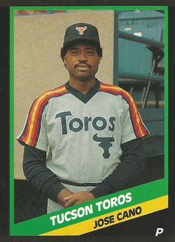 1988 CMC Tucson Toros #7 Jose Cano Front