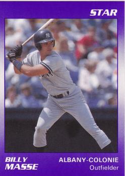 1990 Star Albany-Colonie Yankees #11 Billy Masse Front