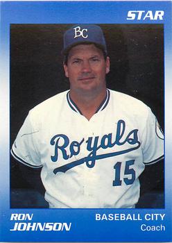 1990 Star Baseball City Royals #30 Ron Johnson Front