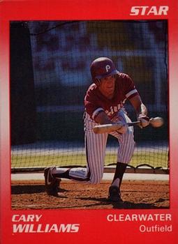1990 Star Clearwater Phillies #24 Cary Williams Front