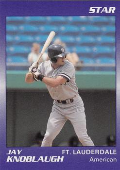 1990 Star Florida State League All-Stars #35 Jay Knoblauh Front