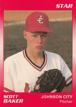 1990 Star Johnson City Cardinals #3 Scott Baker Front