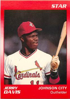 1990 Star Johnson City Cardinals #7 Jerry Davis Front