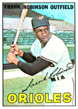 1967 Topps #100 Frank Robinson Front