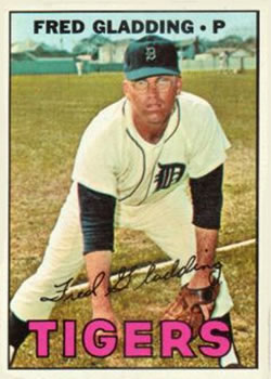 1967 Topps #192 Fred Gladding Front
