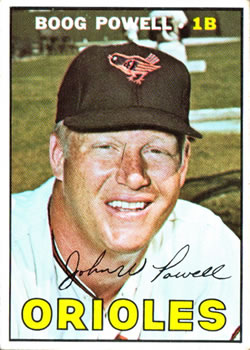 1967 Topps #230 Boog Powell Front