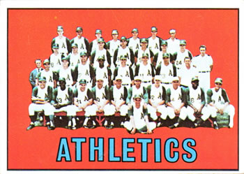 1967 Topps #262 Kansas City Athletics Front