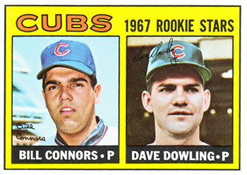 1967 Topps #272 Cubs 1967 Rookie Stars (Bill Connors / Dave Dowling) Front