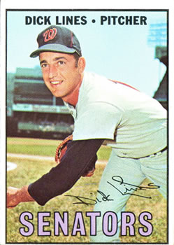 1967 Topps #273 Dick Lines Front