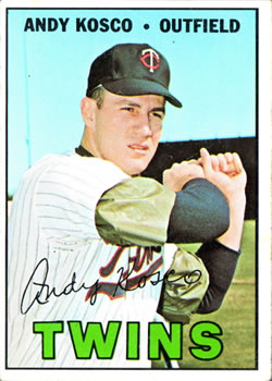 1967 Topps #366 Andy Kosco Front