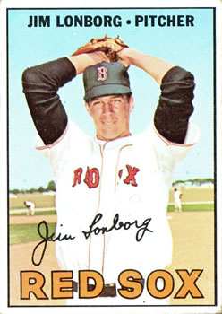 1967 Topps #371 Jim Lonborg Front