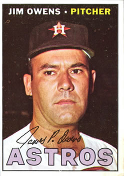 1967 Topps #582 Jim Owens Front