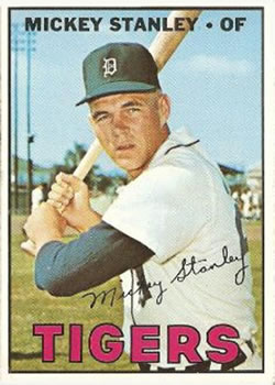 1967 Topps #607 Mickey Stanley Front