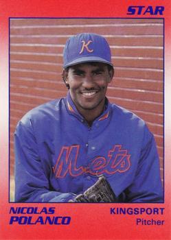 1990 Star Kingsport Mets #19 Nicolas Polanco Front