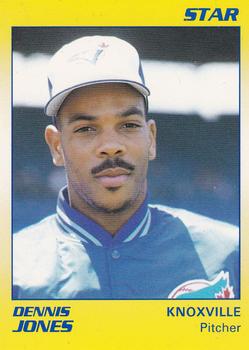 1990 Star Knoxville Blue Jays #8 Dennis Jones Front