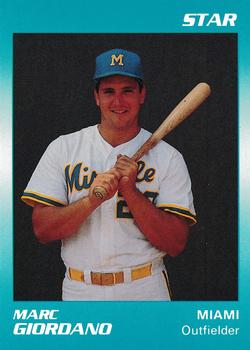 1990 Star Miami Miracle II #7 Marc Giordano Front