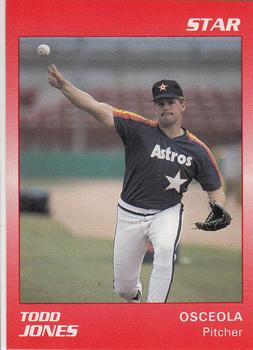 1990 Star Osceola Astros #12 Todd Jones Front